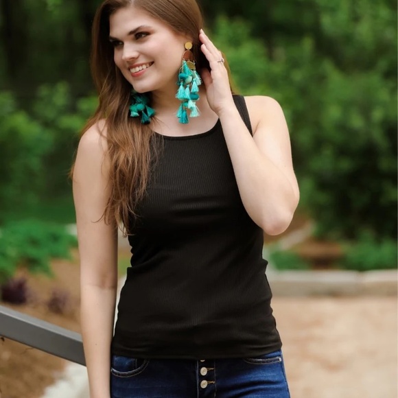 Basic Ribbed Tank - Black. NWT - Picture 1 of 2